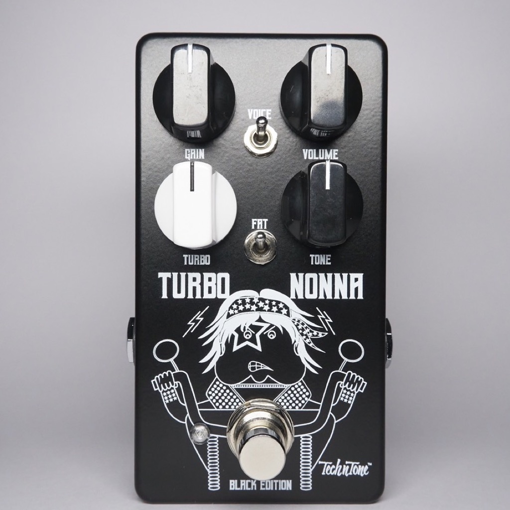 Turbo Nonna Black Edition pedal, front view